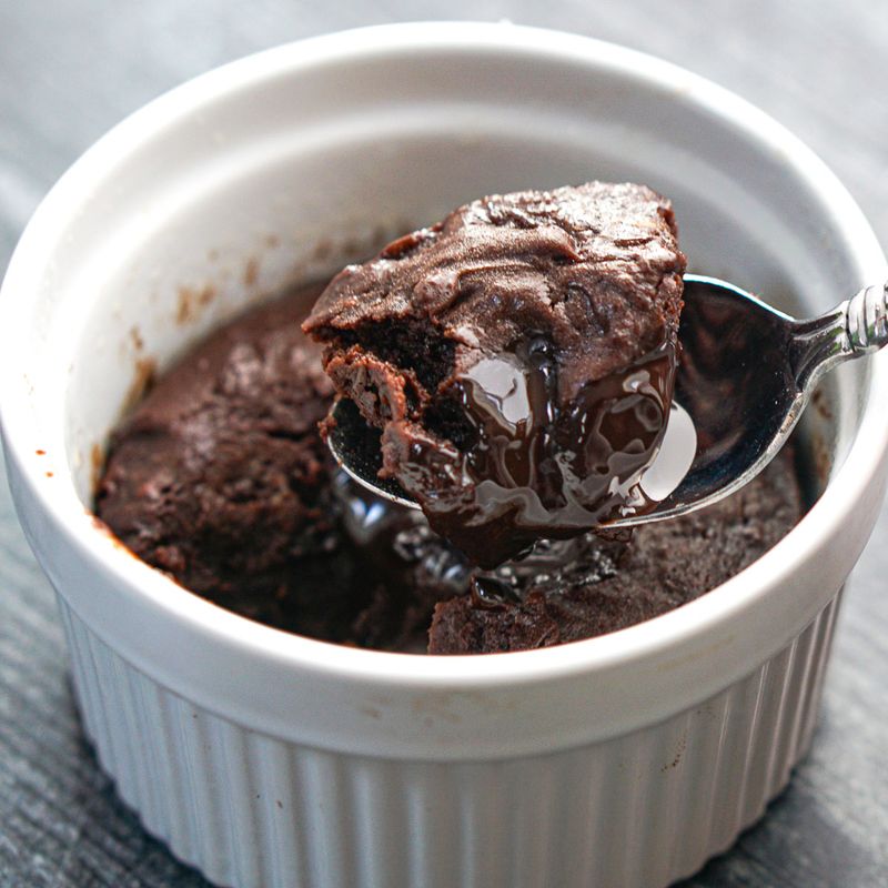 Microwave Chocolate Lava Cake