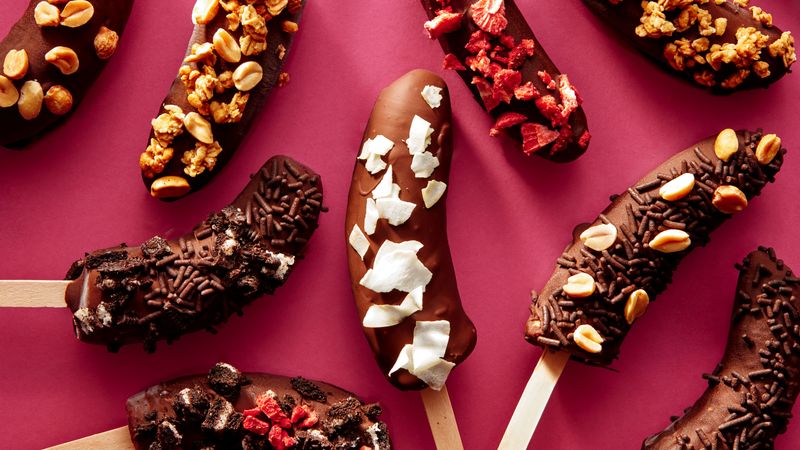 Frozen Chocolate-Dipped Bananas