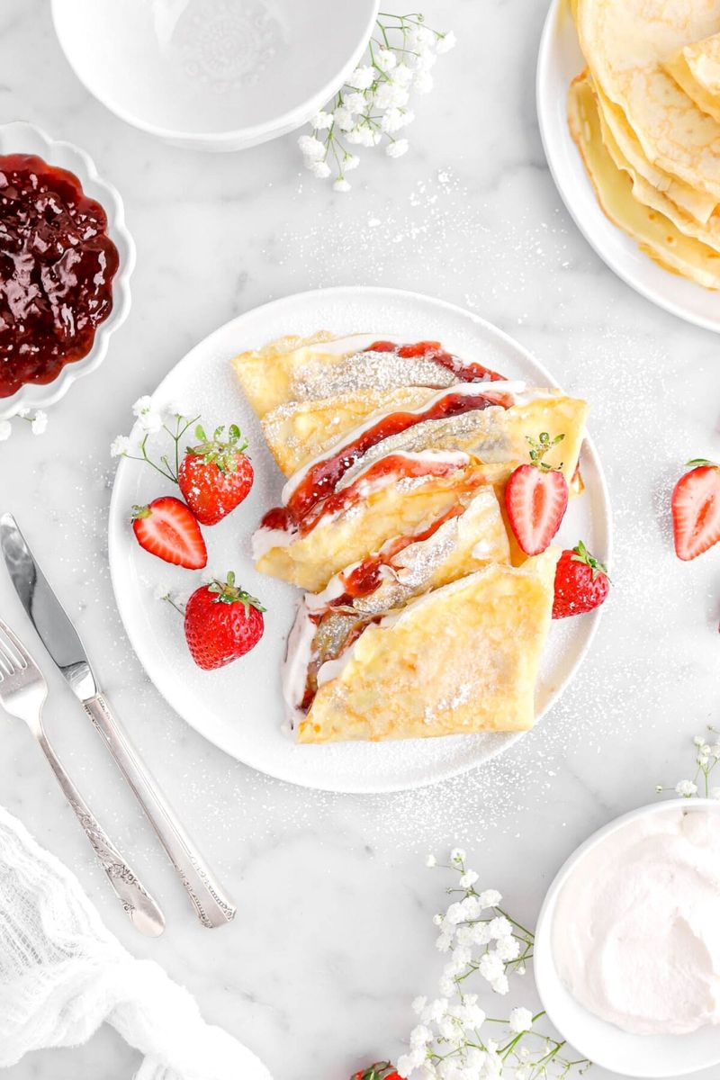 Strawberry Crepes