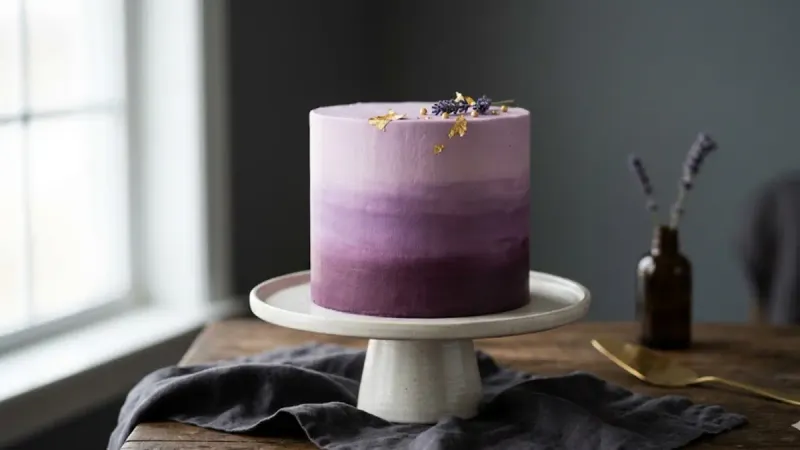 Ombre Buttercream Cake