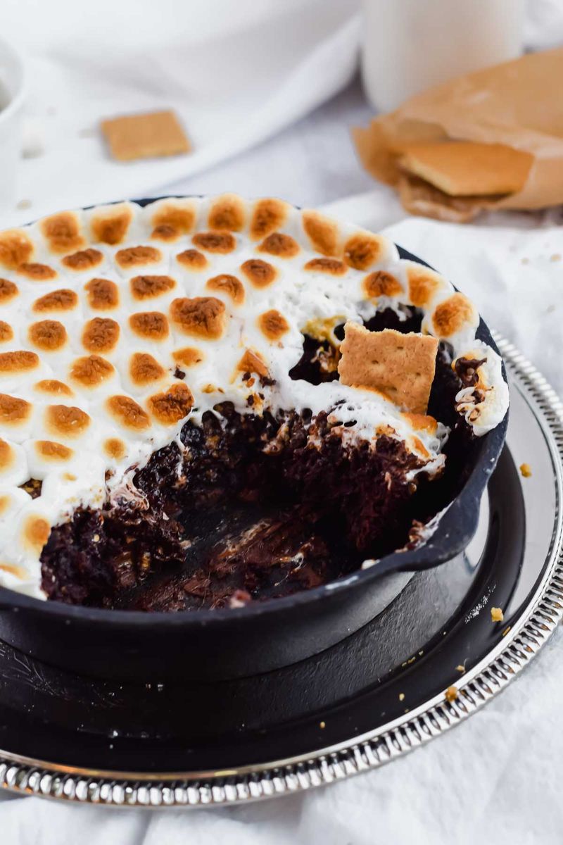 S'mores Skillet Brownie