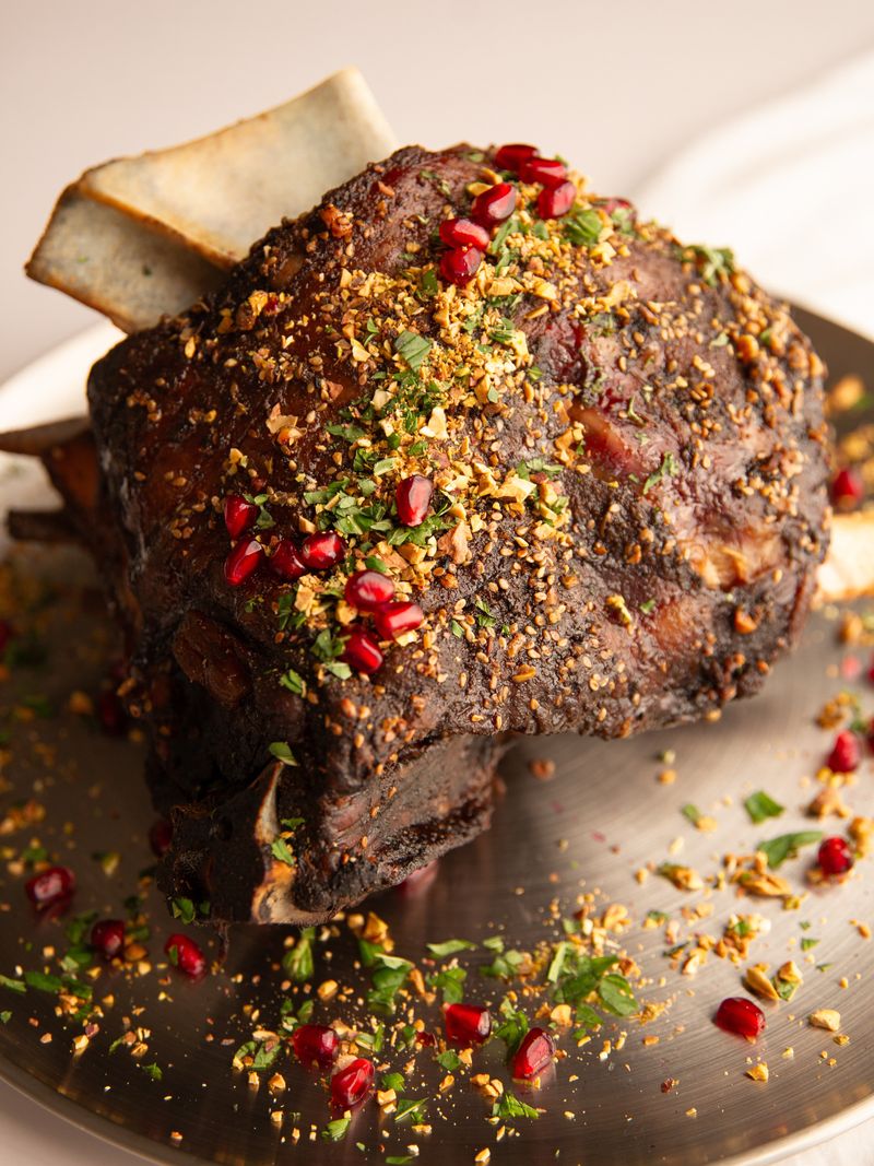 Dark Chocolate Spiced Lamb Shoulder