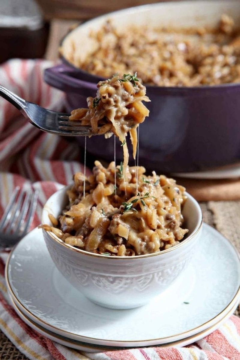Caramelized Onion and Gruyere Risotto