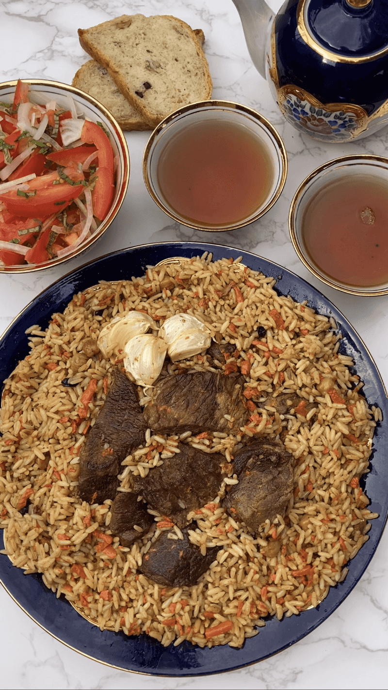 Plov with Lamb - Uzbek Rice Pilaf