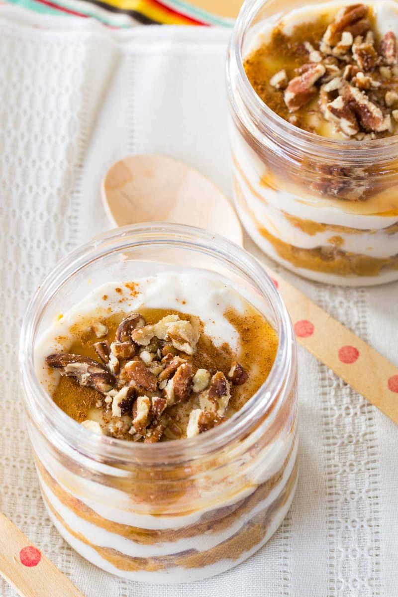 Pumpkin Greek Yogurt Parfait