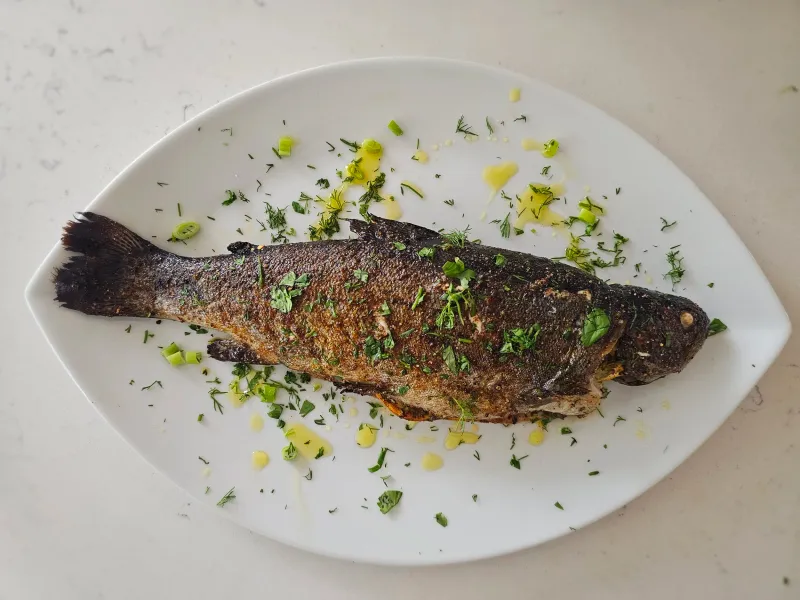 Lemon and Herb Baked Trout