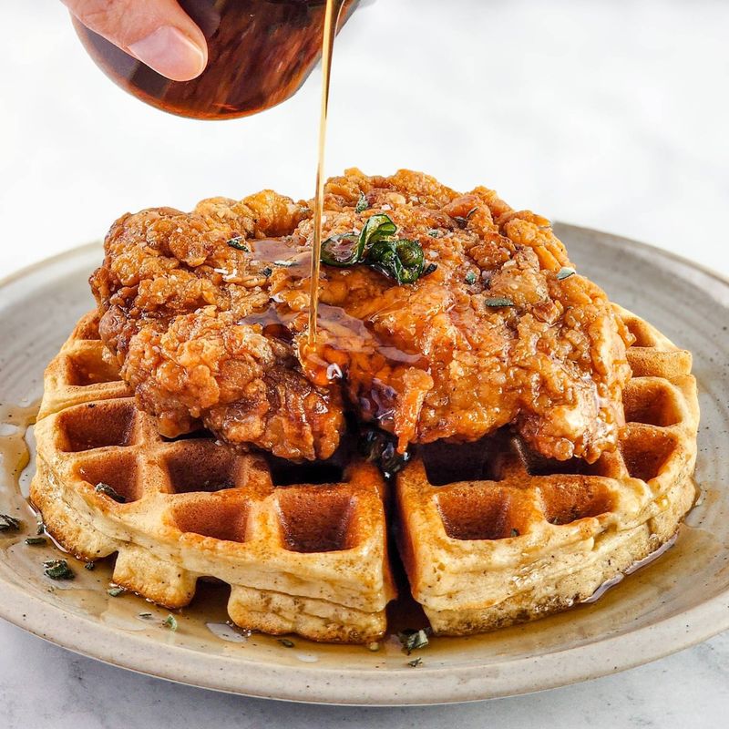 Waffles with Fried Chicken