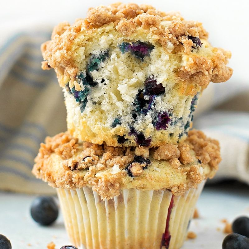 Blueberry Crumb Muffins
