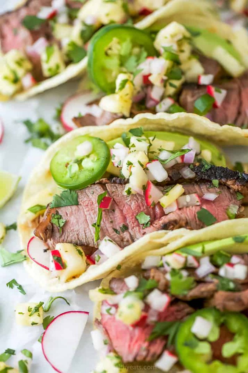 Beef Tacos with Fresh Salsa