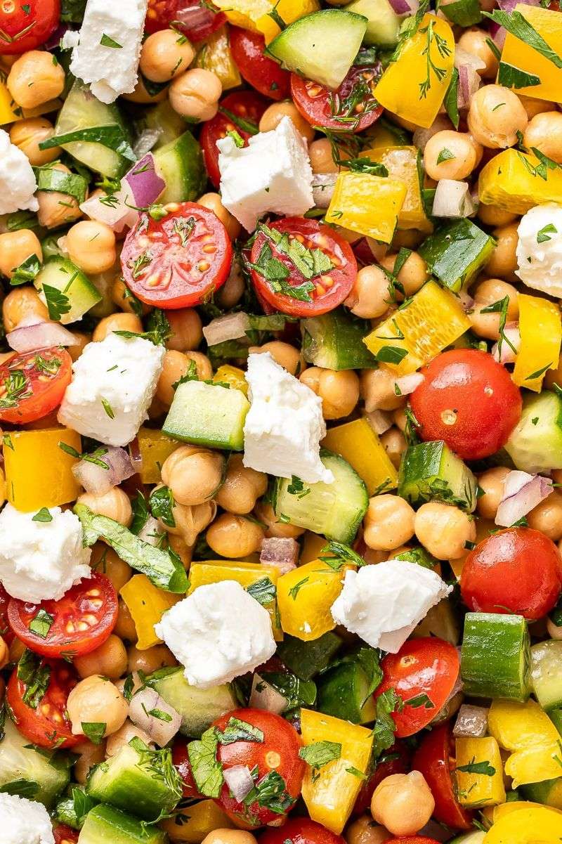 Chickpea and Cucumber Salad