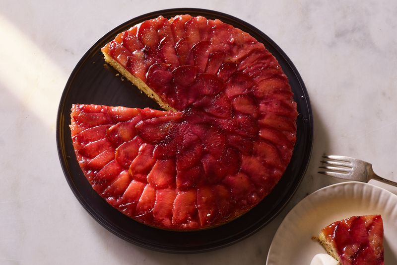 Plum Upside-Down Cake