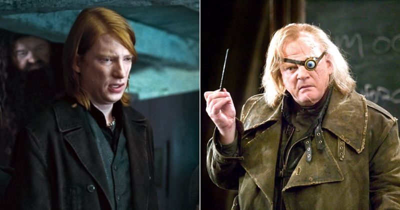 Brendan Gleeson and Domhnall Gleeson in Harry Potter and the Deathly Hallows Part 1 (2010)