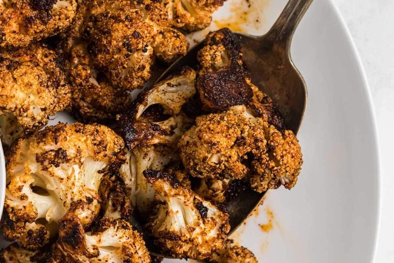 Cocoa-Dusted Roasted Cauliflower