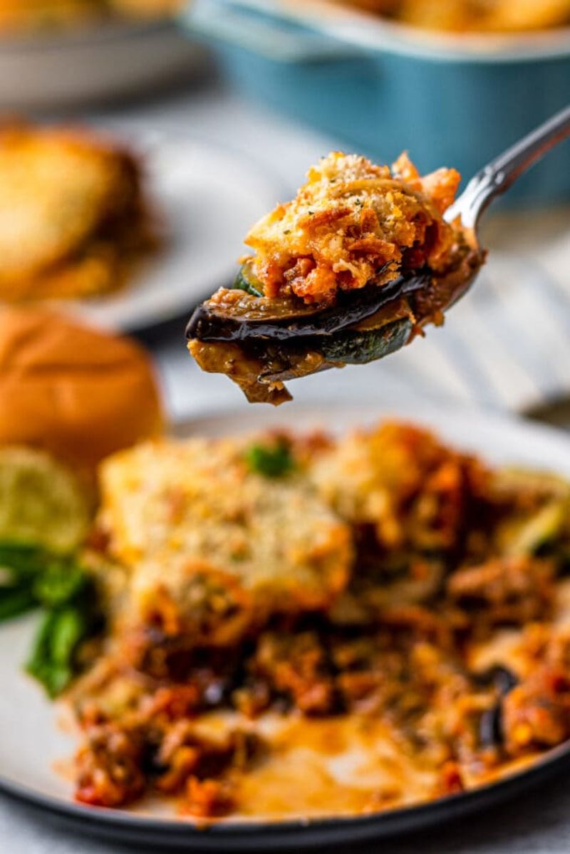 Eggplant Slices Instead of Lasagna Noodles