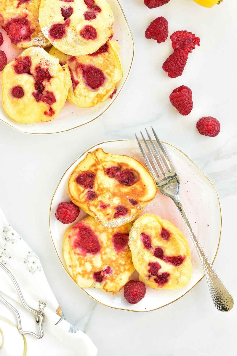 Lemon Ricotta Mini Pancakes