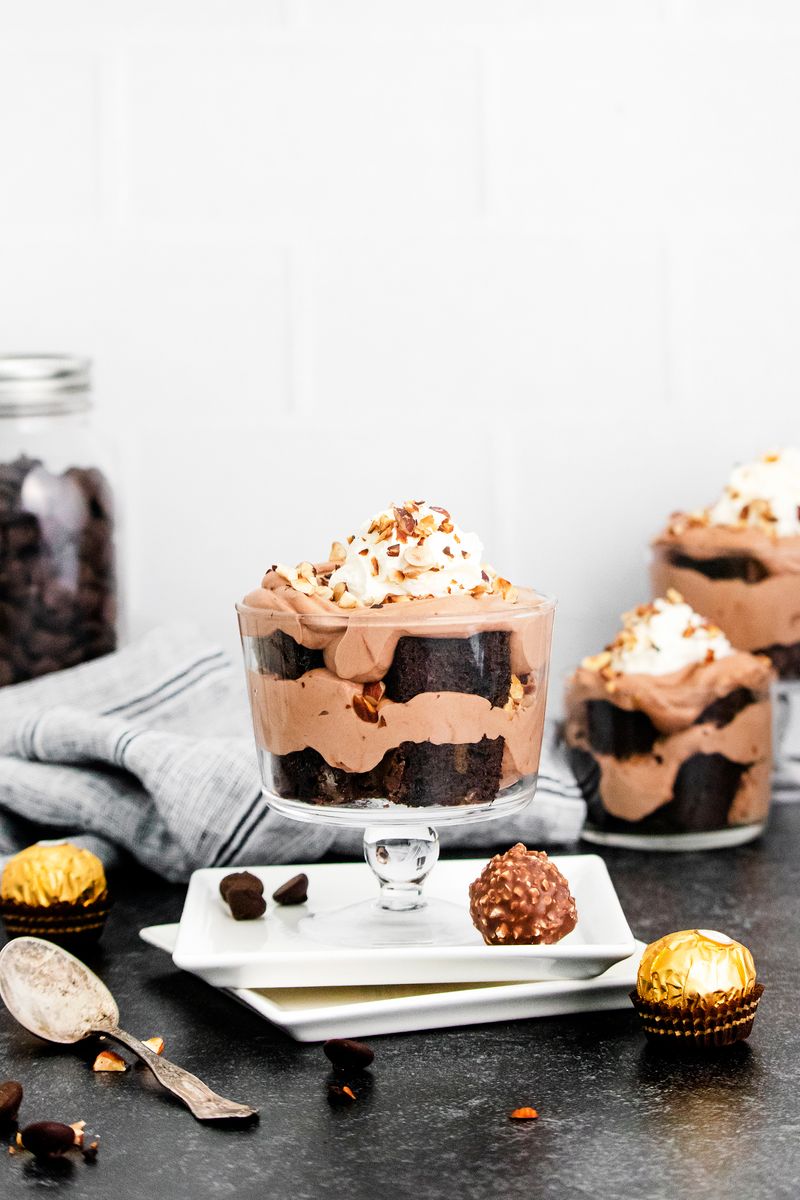 Nutella Brownie Trifle