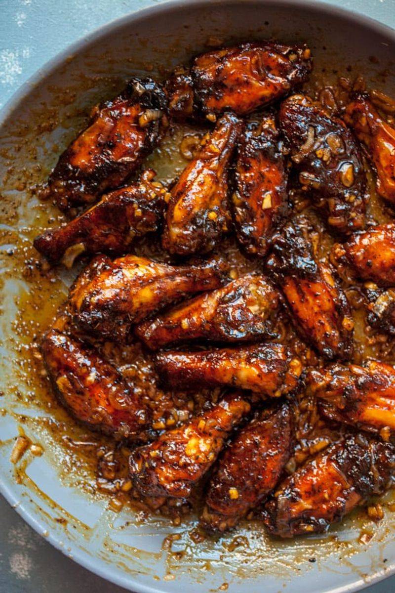 Coffee and Ancho Chilli Chicken Wings