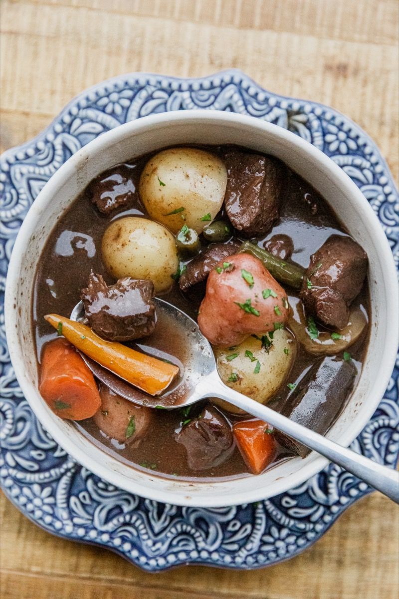 Venison Stew with Coffee
