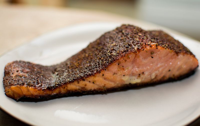 Coffee-Crusted Salmon