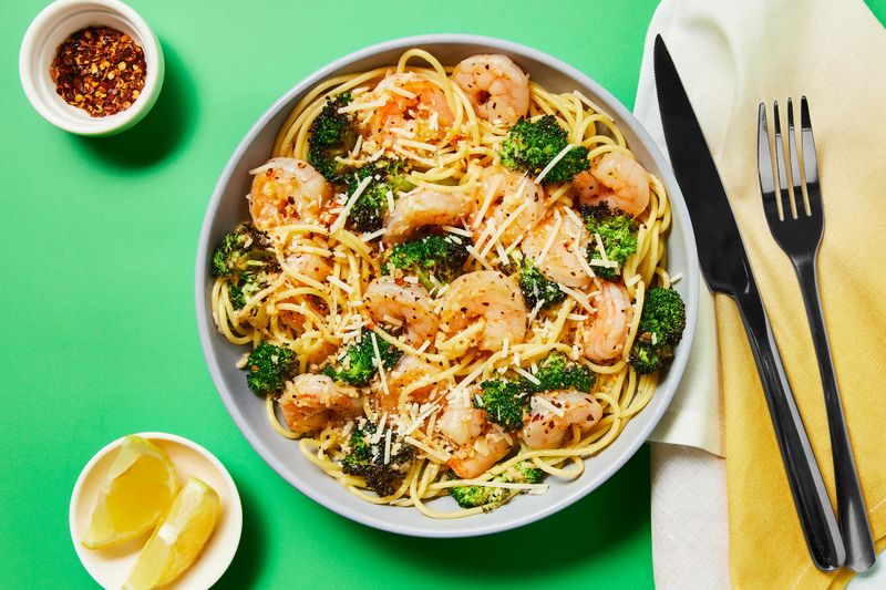 Shrimp Scampi Linguine