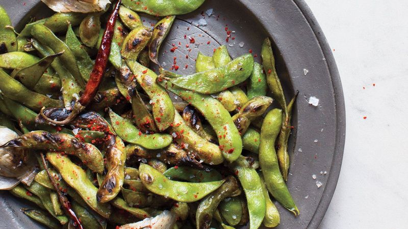 Edamame with Flaky Sea Salt