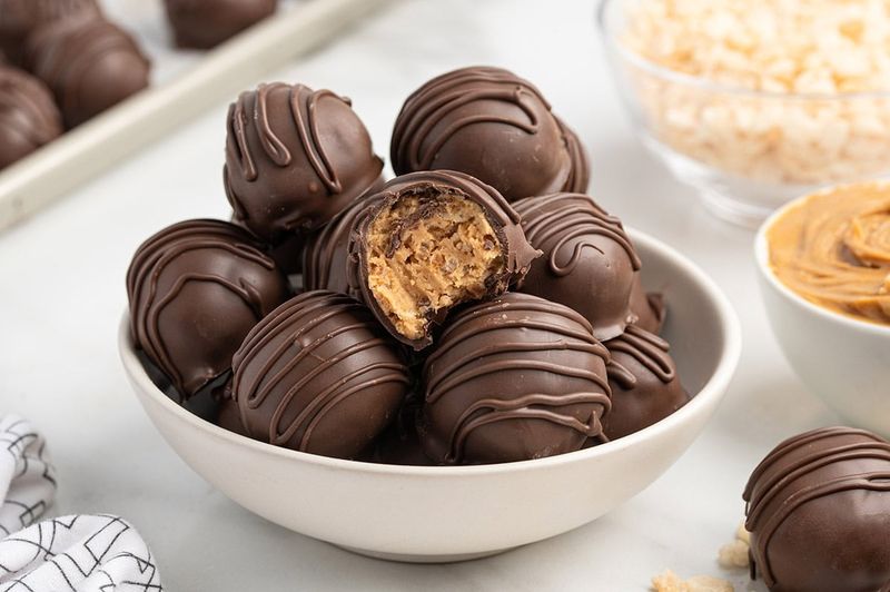Condensed Milk Peanut Butter Balls