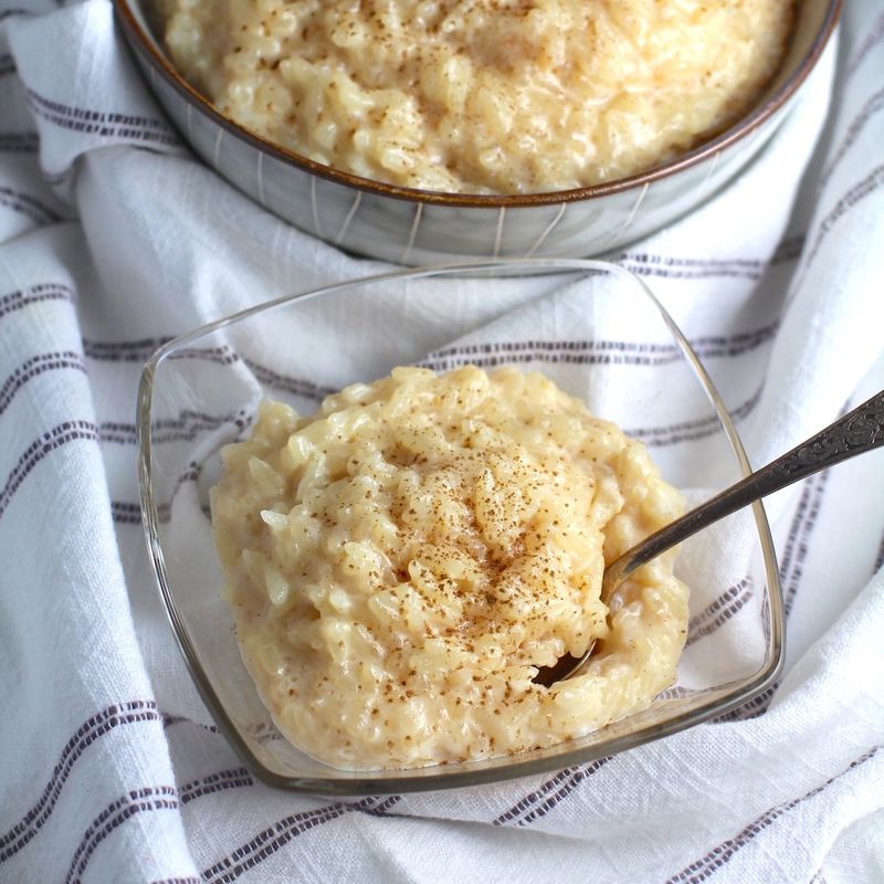Condensed Milk Rice Pudding