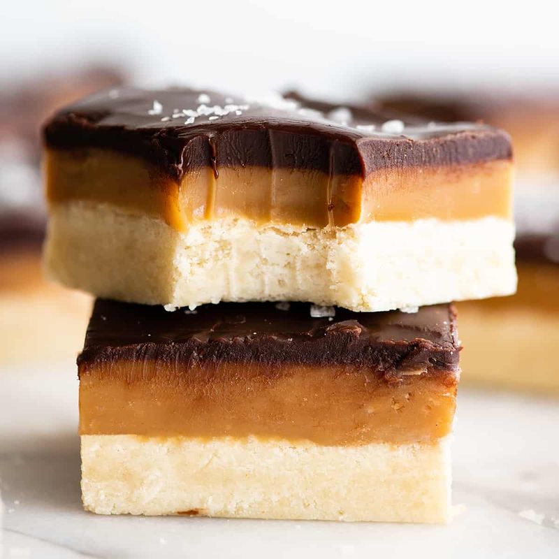 Condensed Milk Toffee Bars