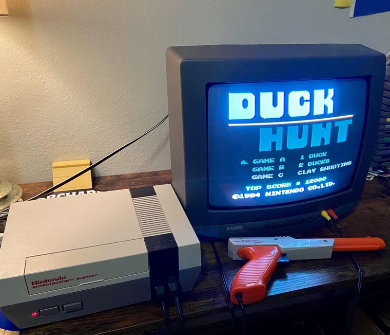 Nintendo Entertainment System and Zapper