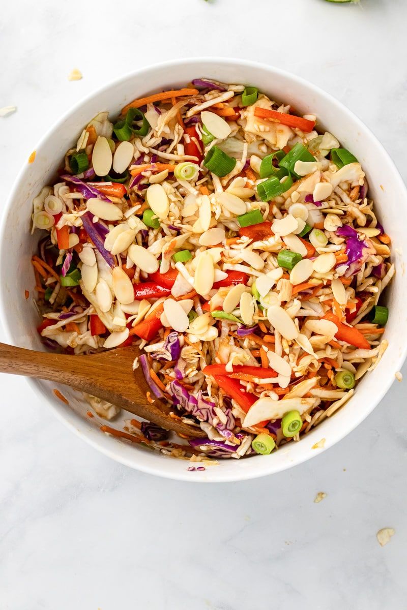 Asian Slaw with Sesame Dressing
