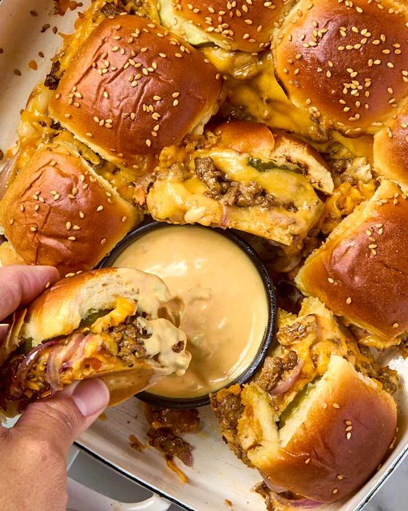 Mini Beef Sliders with Special Sauce