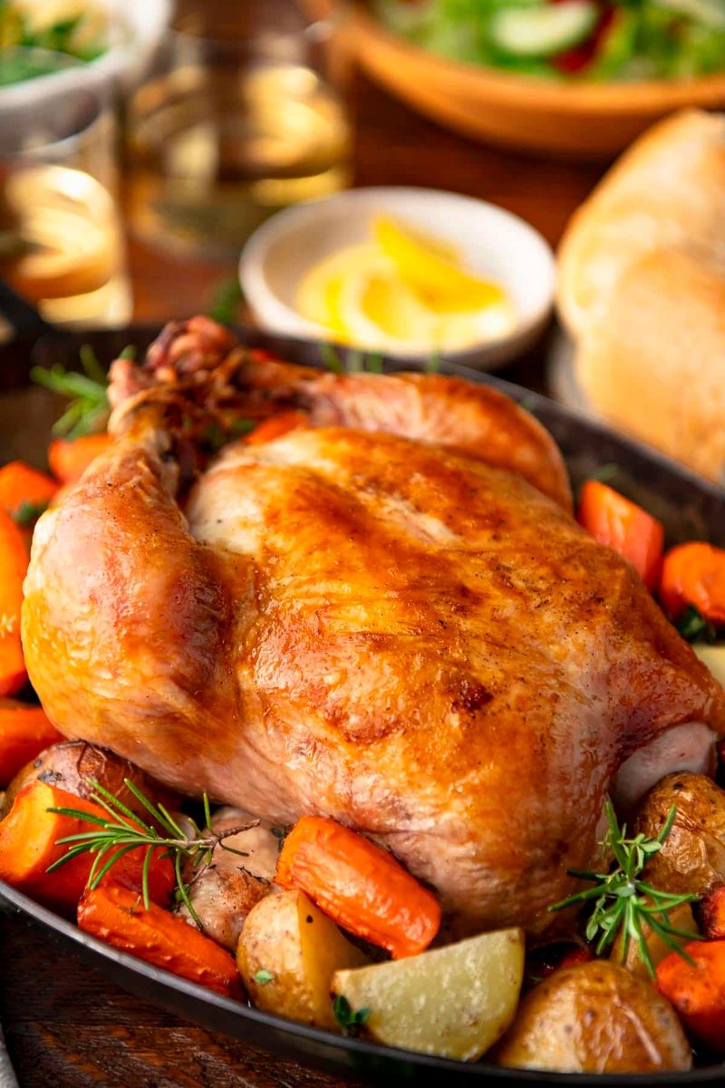 Lemon Herb Roasted Chicken with Root Vegetables