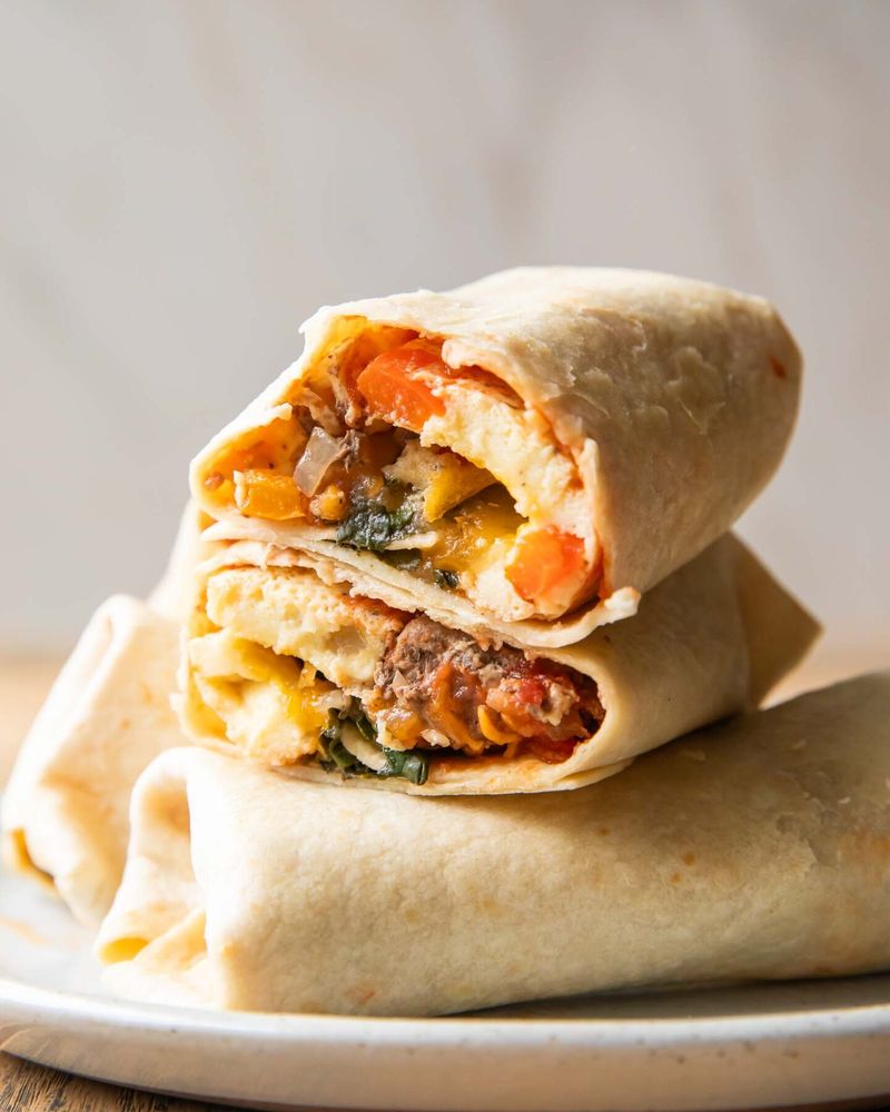Cottage Cheese Breakfast Wrap