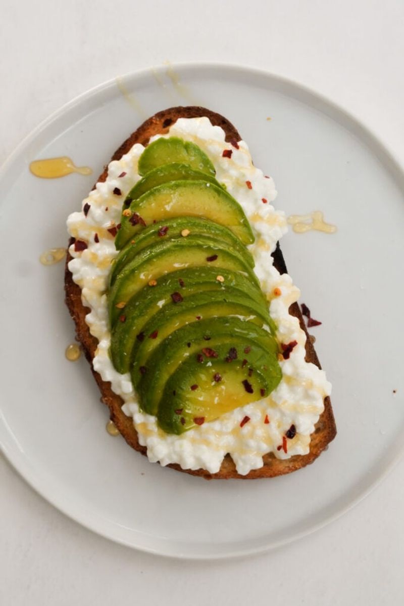 Cottage Cheese Avocado Toast