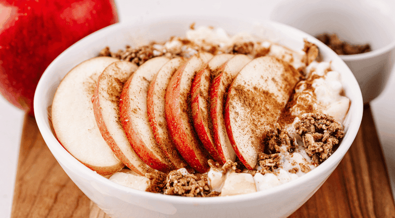 Cottage Cheese Apple Cinnamon Bowl