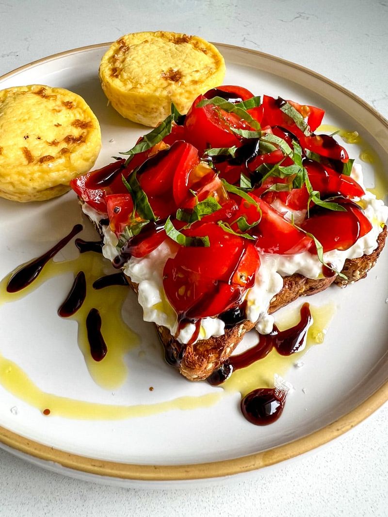 Savory Cottage Cheese Toast