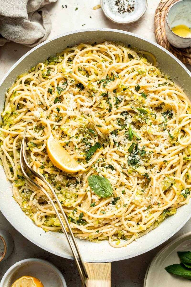 Courgette and Lemon Pasta