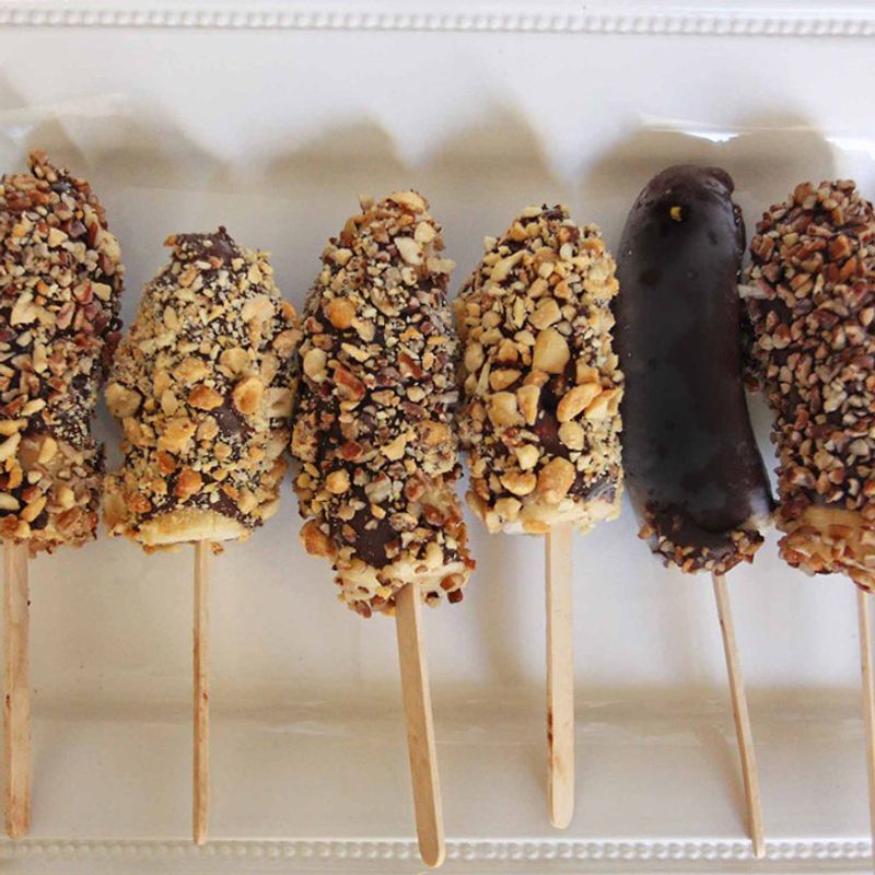 Frozen Banana Pops