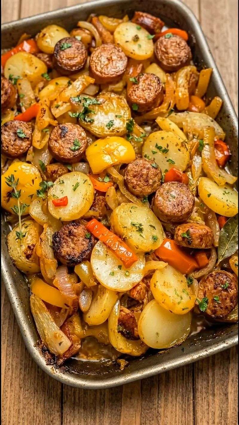 Sausage and Veggie Sheet Pan Dinner