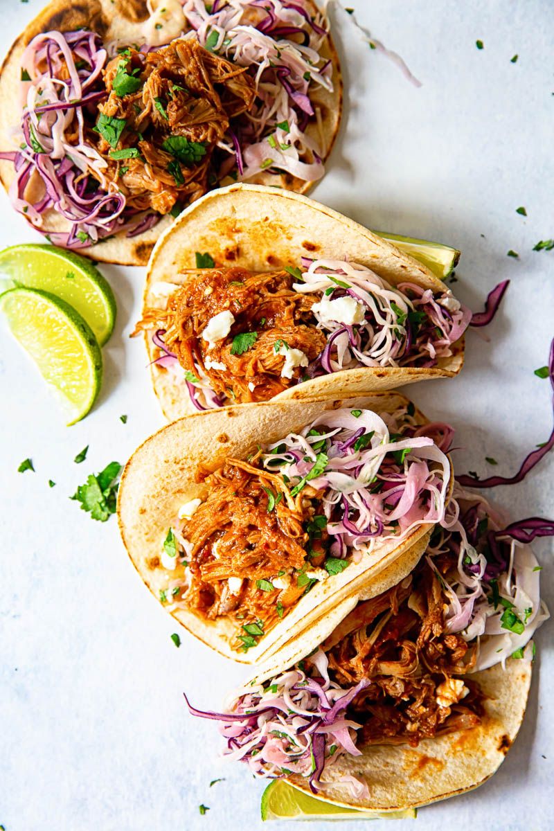 Slow Cooker Pulled Pork Tacos