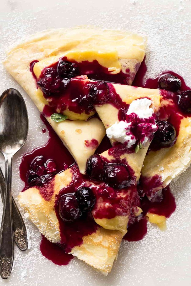 Custard Crepes