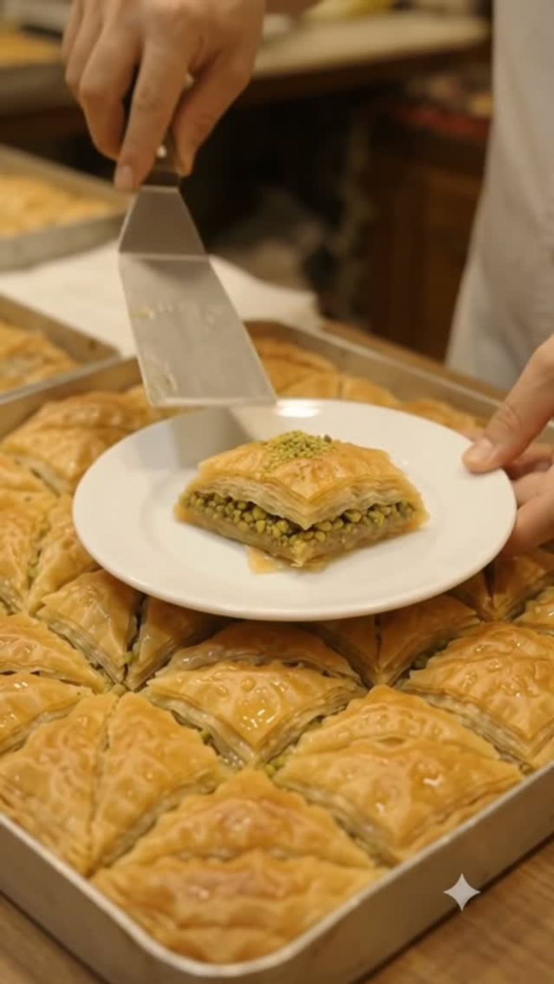 Baklava in Istanbul, Turkey