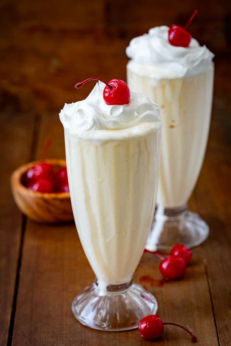 Thick Vanilla Milkshakes