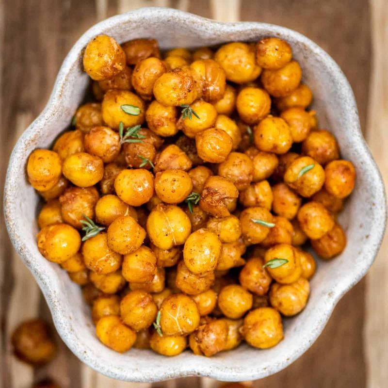 Spicy Roasted Chickpeas