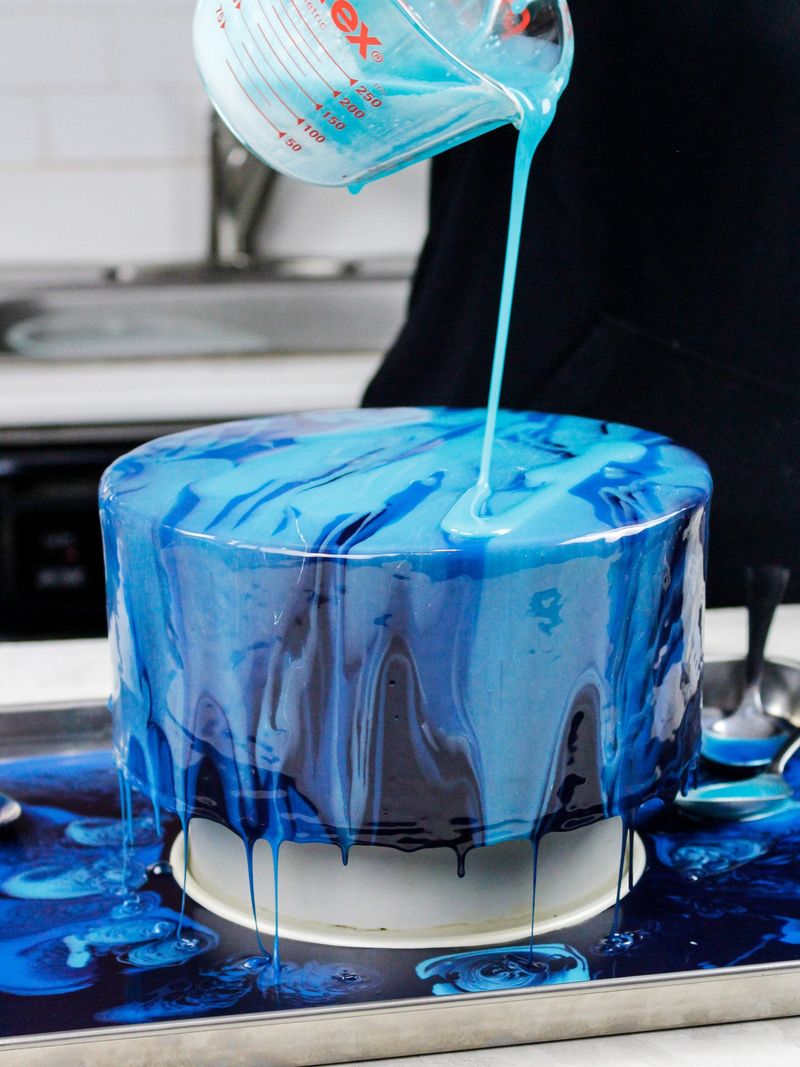 Mirror Glaze Cake