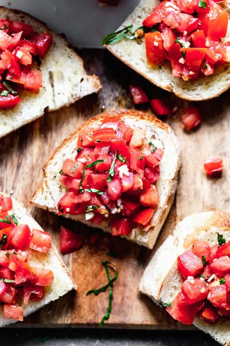 Mini Bruschetta Toasts