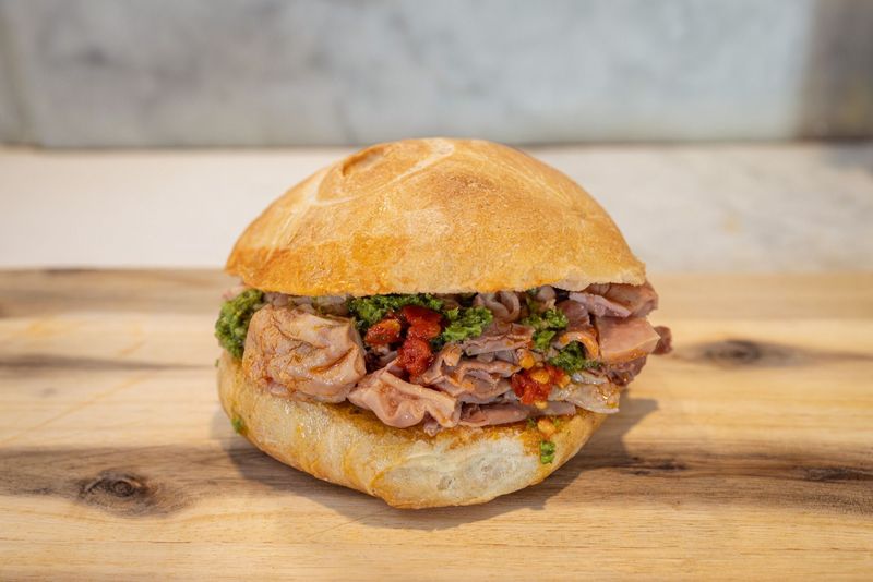 Lampredotto Sandwich - Florence, Tuscany