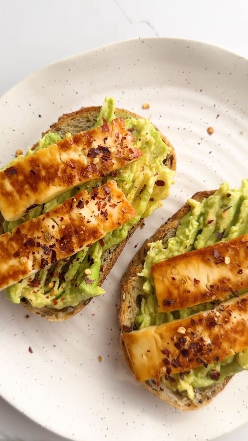 Halloumi and Avocado Toast