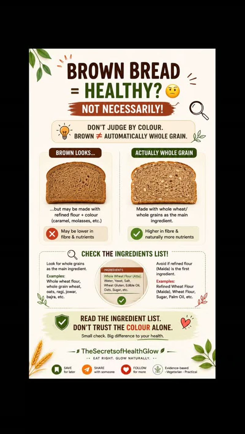 Brown Bread Is Always Whole Grain