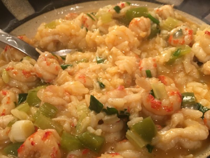Emeril Lagasse's Kicked-Up Crawfish Etouffee